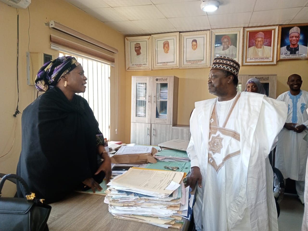 PROFESSOR FARUK RASHID HARUNA RESUMES DUTY AS THE FIRST SUBSTANTIVE VICE CHANCELLOR OF THE FEDERAL UNIVERSITY OF EDUCATION KONTAGORA